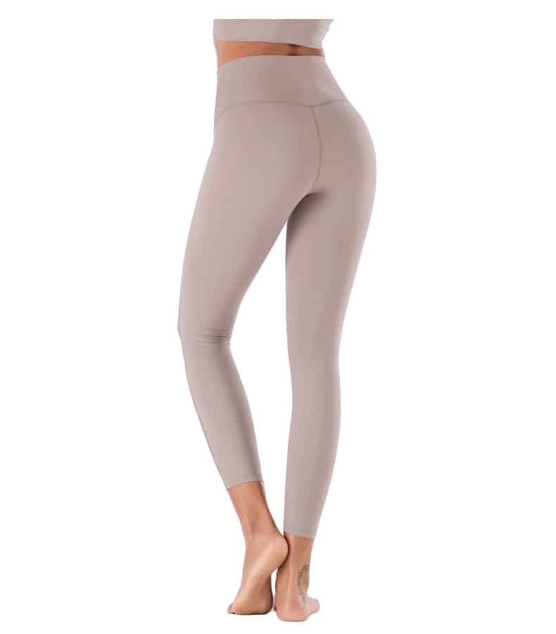 Conjunto de mallas de Yoga de sensación desnuda para mujer, traje de Fitness, ropa de Yoga de cintura alta, ropa deportiva de entrenamiento para gimnasio