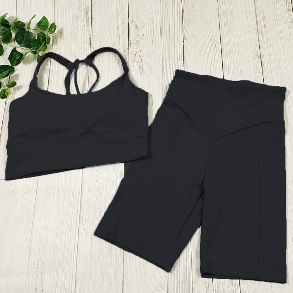Conjunto de mallas de Yoga de sensación desnuda para mujer, traje de Fitness, ropa de Yoga de cintura alta, ropa deportiva de entrenamiento para gimnasio
