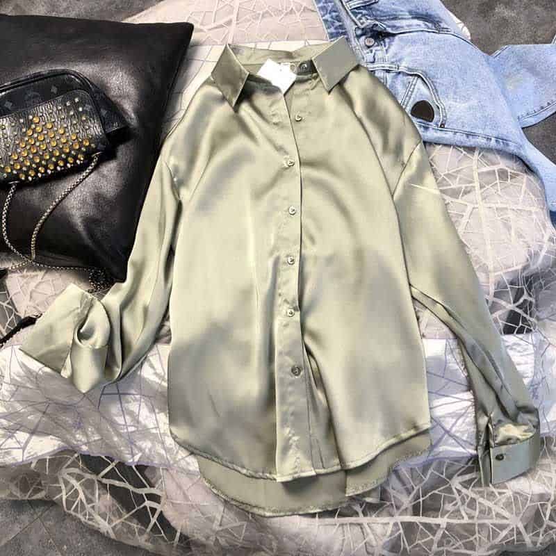 Camisa De Seda Ava Camisa De Seda Ava