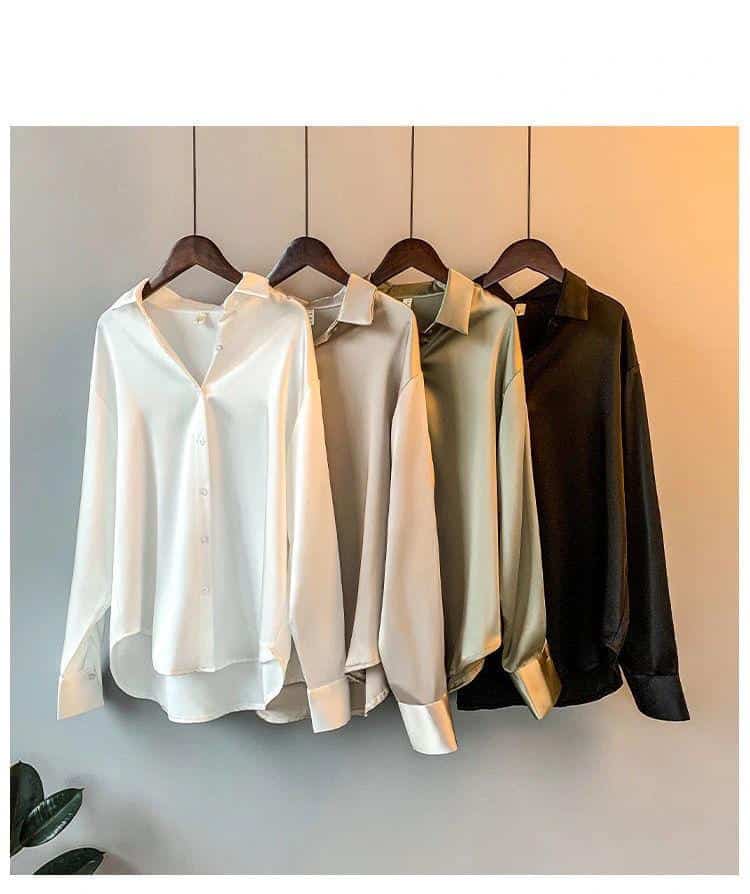 Camisa De Seda Ava Camisa De Seda Ava