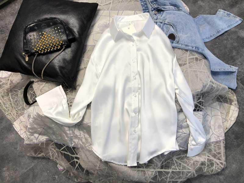 Camisa De Seda Ava Camisa De Seda Ava