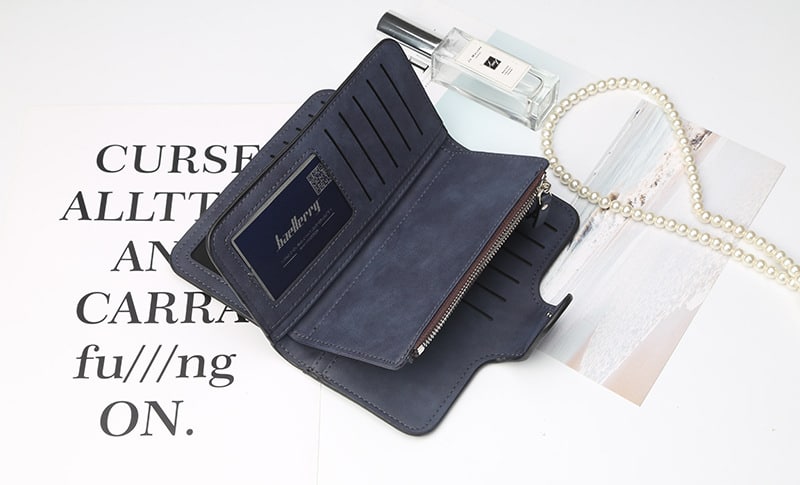 Cartera de diseñador de lujo para mujer, cartera larga de tres pliegues con múltiples posiciones, monedero multifunción, tarjetero, novedad de 2021 Cartera de diseñador de lujo para mujer, cartera larga de tres pliegues con múltiples posiciones, monedero multifunción, tarjetero, novedad de 2021
