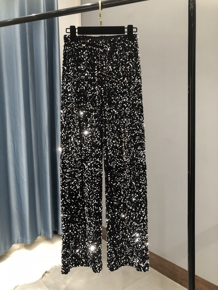 Black silver strip