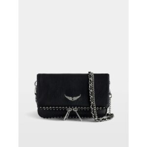Bandolera Zadig & Voltaire Rock Tachuelas Negra