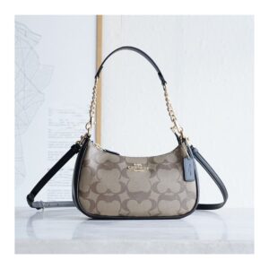 Cartera Coach Signature Gris