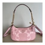 Cartera Coach Signature Rosado