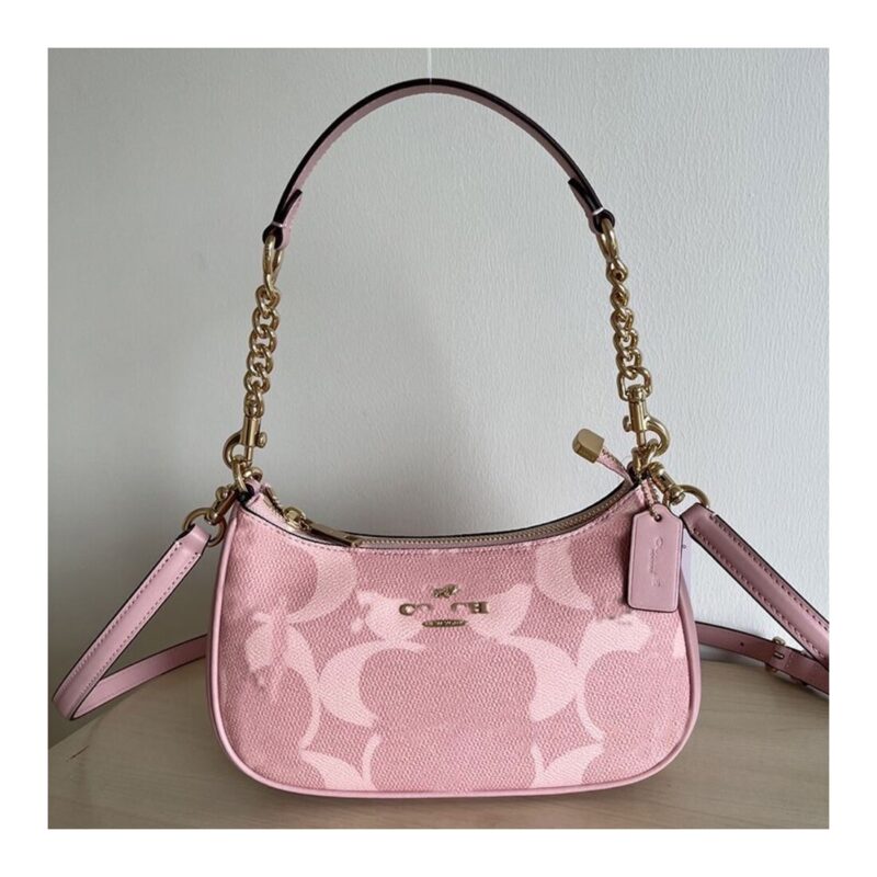 Cartera Coach Signature Rosado