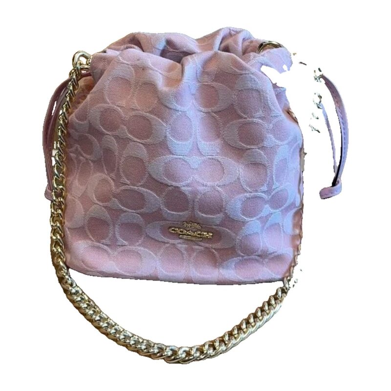 Cartera Coach Bucket Crema