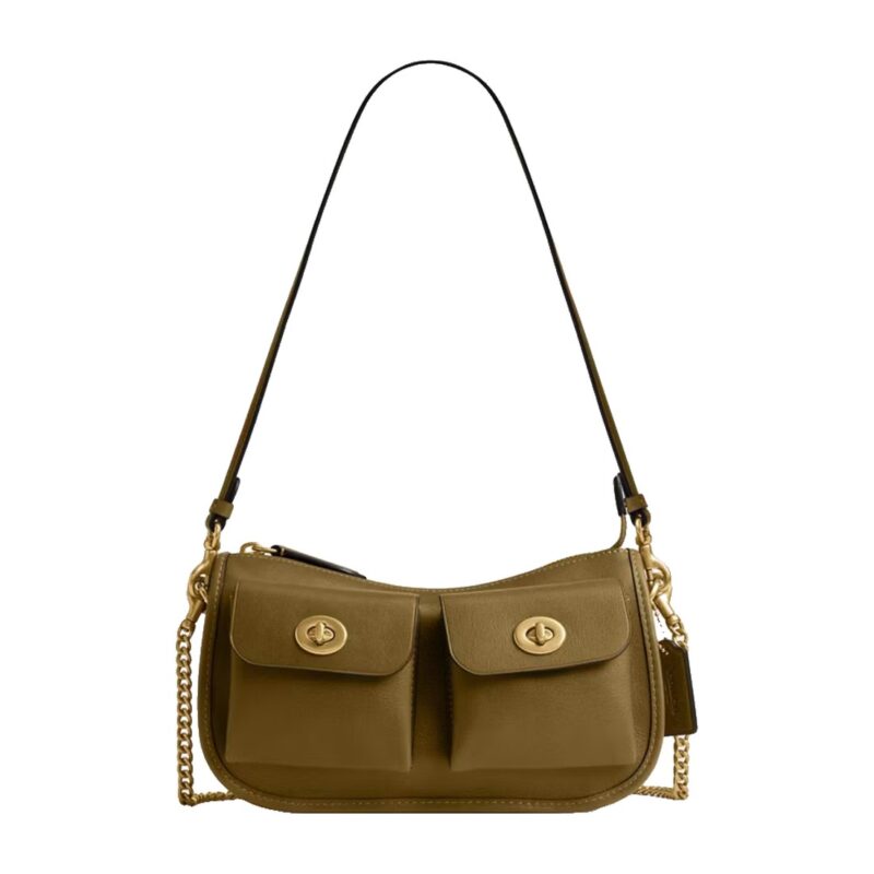Cartera Coach Twin Pocket Oliva