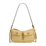 Cartera Coach Twin Pocket Vainilla