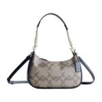 Cartera Coach Signature Gris