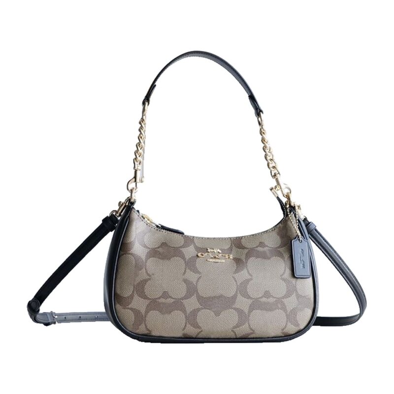 Cartera Coach Signature Gris