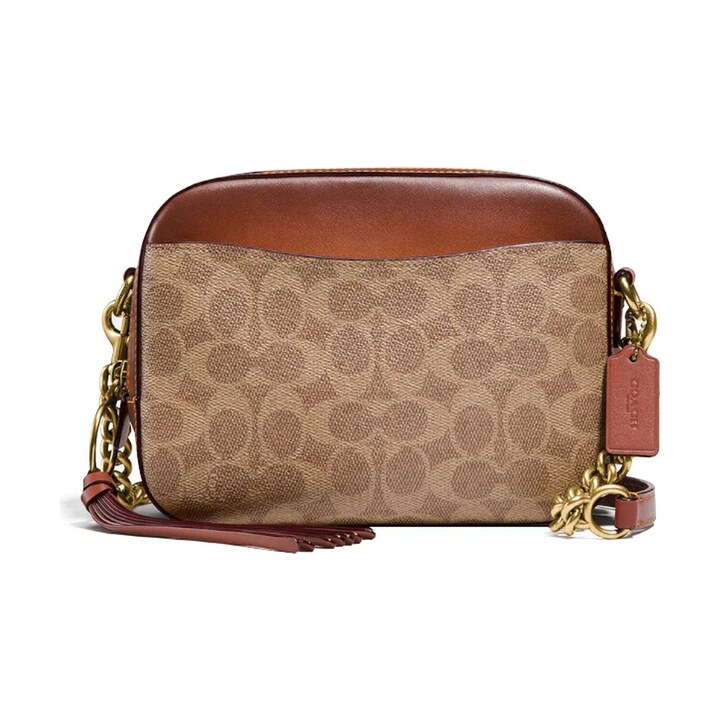Coach Camera Bag Tan