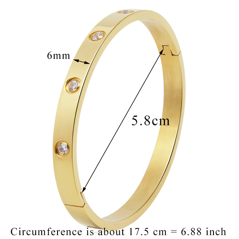 6mm Gold 5.8cm