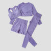 4 Piezas Morado