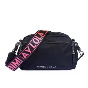 Bandolera Nylon Negro Strap Extraíble