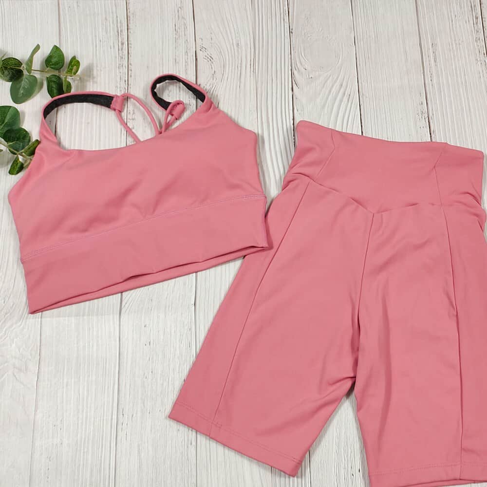 Rose-Red Set Short