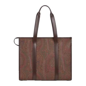 Bolso shopper grande estampado paisley